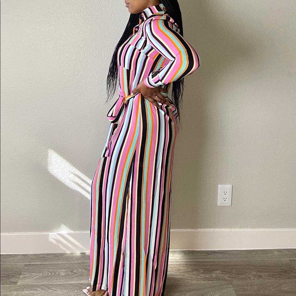 Long Sleeve Button Down Dress